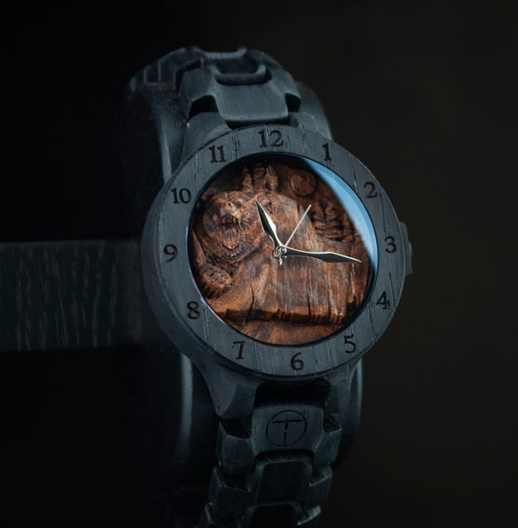 Oak wood watch sale