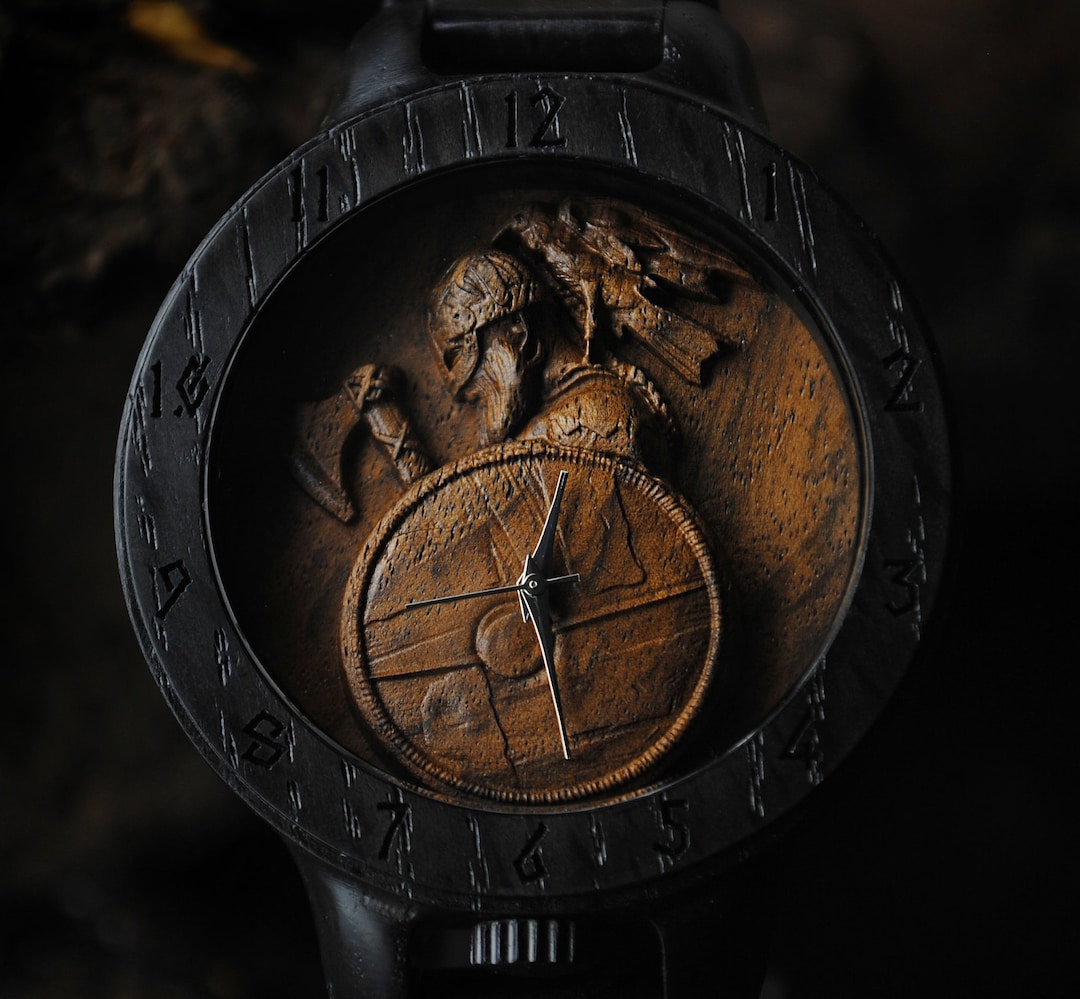 Viking Guaranteed Viking Style Watch Valknut Wooden Watch – Epic