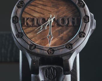 Custom Logo Wooden Watch for Company, Corporate Gift for Employees, Branded Executive Watch, Personalized Business Gift