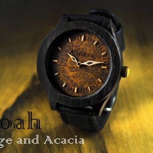 Relógio de madeira | Pulseira personalizada para homem | pulseira de couro | Pulseira de couro | Homens assistem | Relógio de pulso para homem | Relógio unissex |