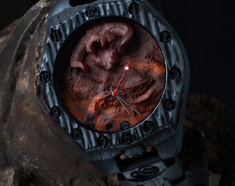 BALROG | Roble de pantano 1500 años | celta | Señor del anillo | Mordor | Reloj de hombre | Tolkien | Reloj de hombre | Reloj de pulsera milagroso | saurón