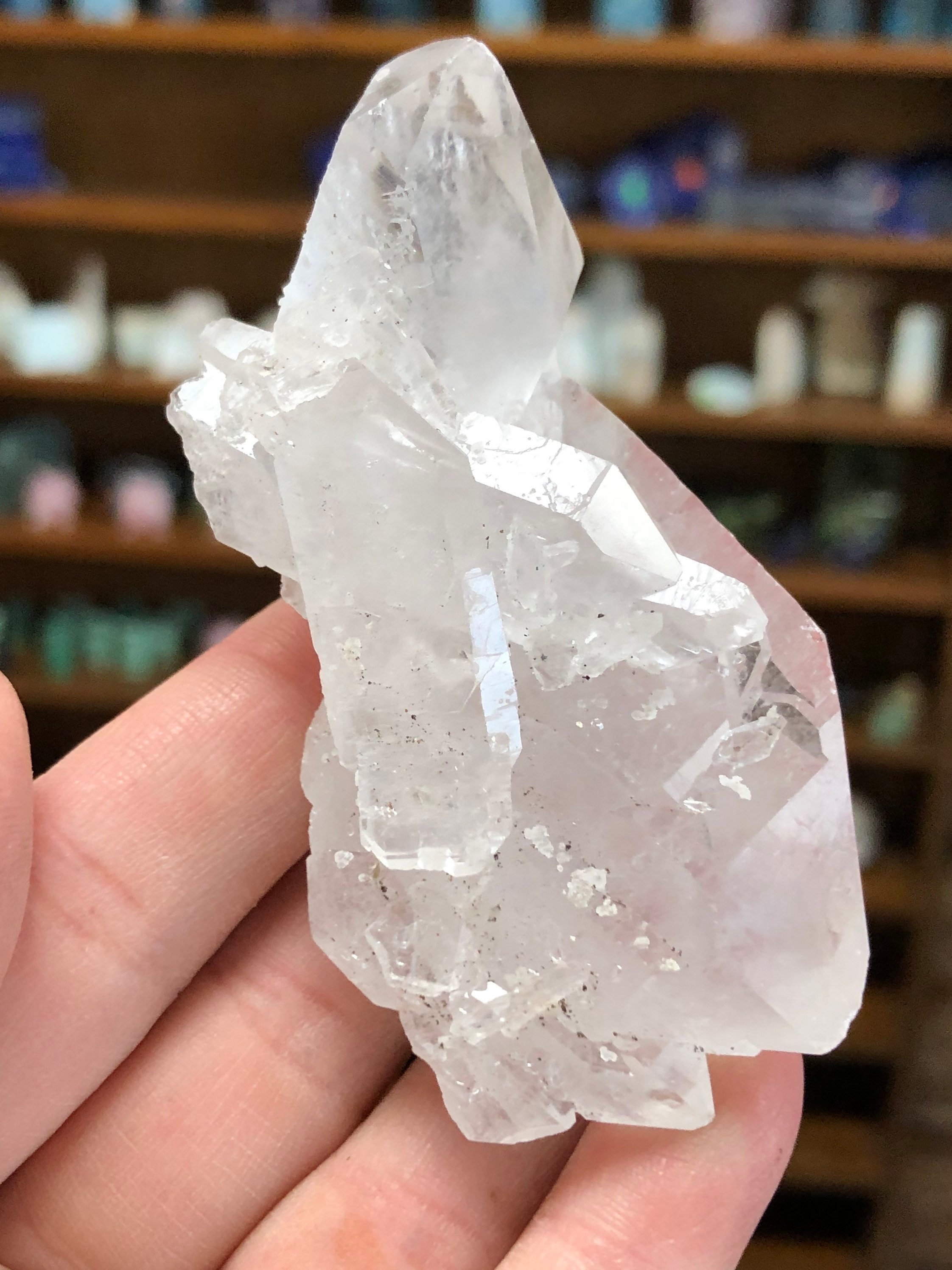 Clear Quartz Crystal Cool Formation