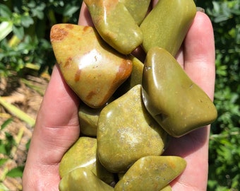 Green Opal Tumbled Stone