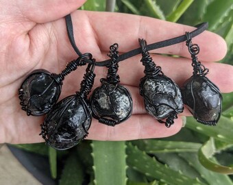 Apache Tear Necklace - Etsy