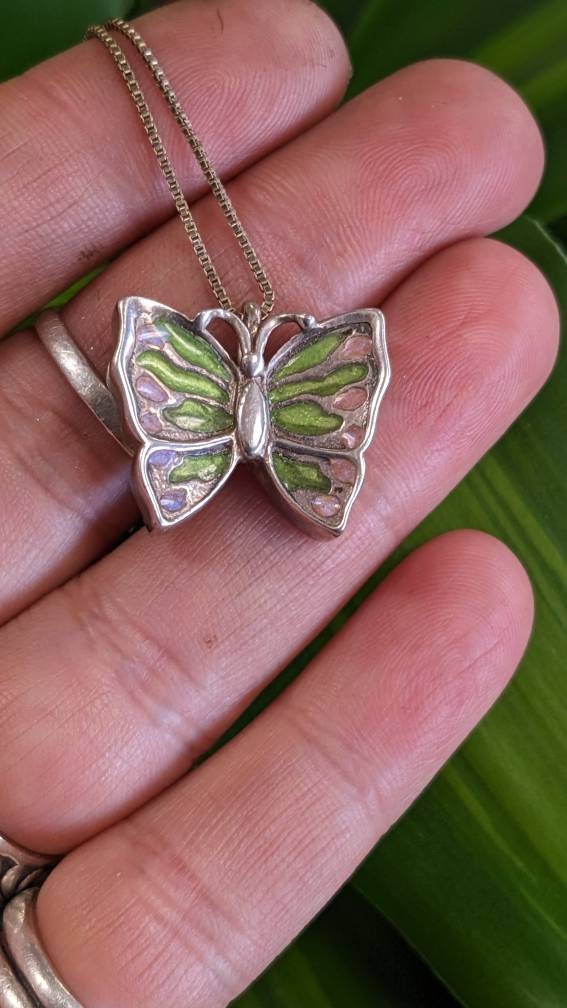 Butterfly Embroidery Butterfly Necklace From Mamma Mia Butterfly