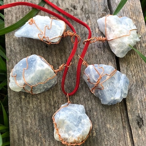 Blue Calcite Pendant