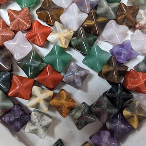 Small Carved Stone Merkabas