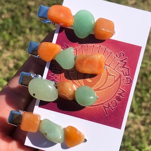Miami Hurricanes Natural Stone Hair Clip