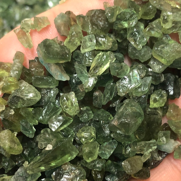 1lb Green Apatite Crystals