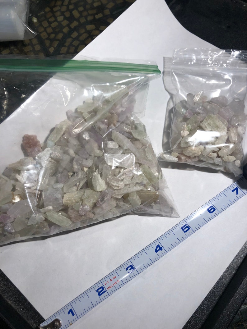 Bulk Kunzite Spodumene Crystals Etsy Canada