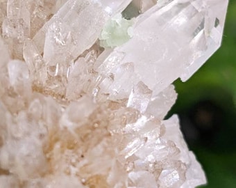 Fluorite and Quartz Scepter / Crystals, Large Cluster from Wise Mine, Westmoreland NH