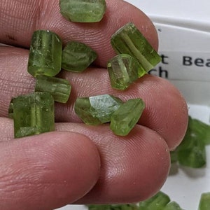 Polished Peridot Gemstone Beads