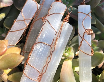 Selenite Necklace