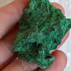 Fibrous Malachite Natural Raw Specimen