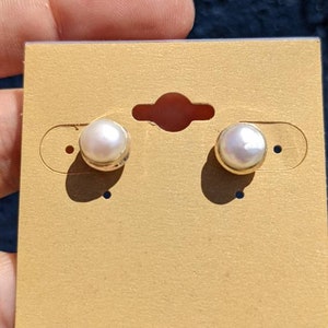 Sterling silver Cultured Pearl Stud Earring