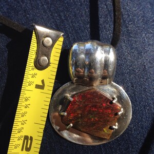 Ammolite Sterling Silver Pendant image 6