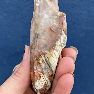 Große Enden Amphibole Quarz Kristall