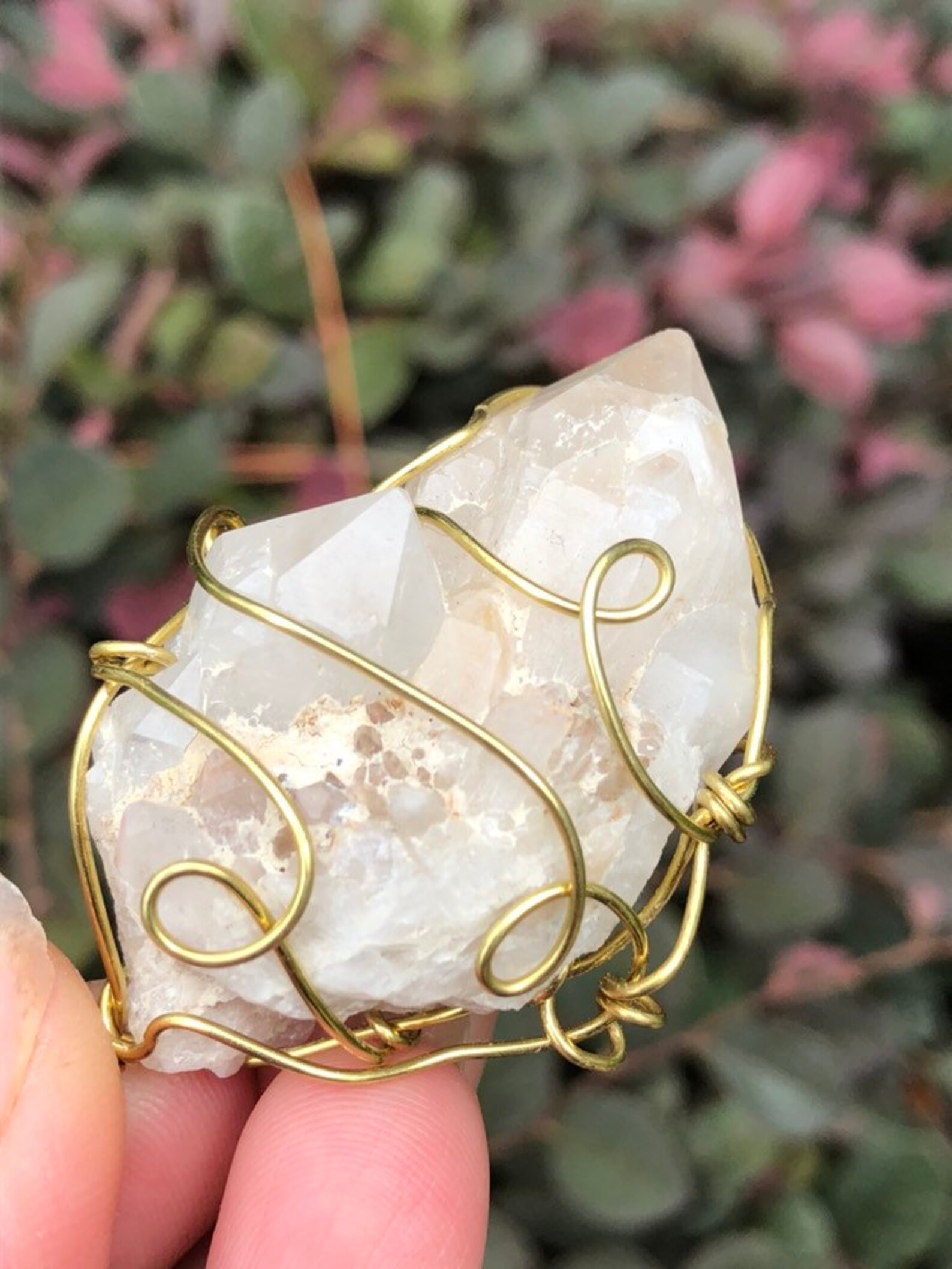 South Carolina Quartz Crystal Pendant - Etsy