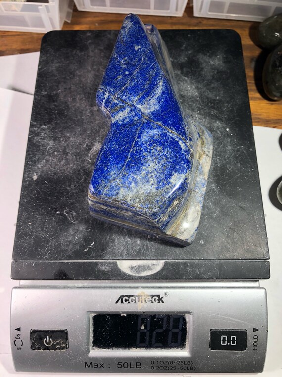 Big 820g Stand Up Fully Polished Lapis Lazuli Etsy