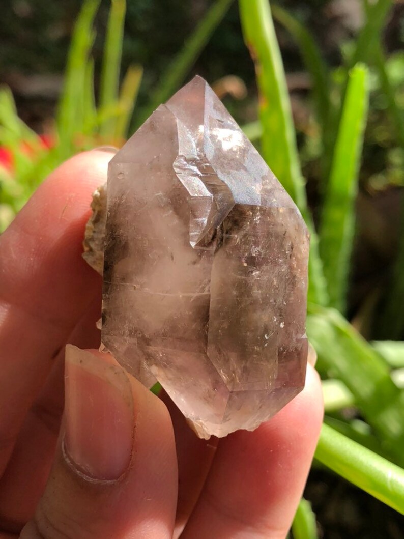 Reel Mine North Carolina Smoky Amethyst Crystal image 1