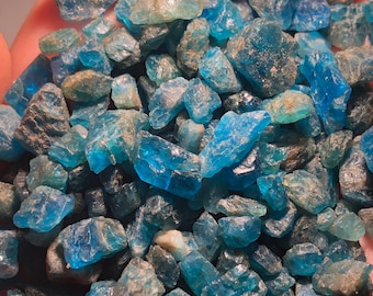 Bulk Blue Apatite Crystals