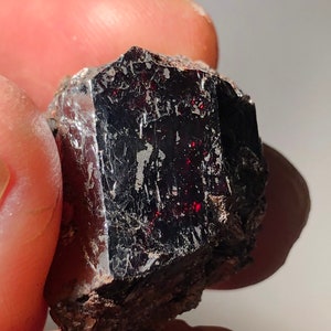Good Sized Rutile w red Coloring? from Graves Mountain, Georgia