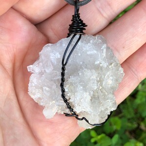 Quartz Crystal Cluster Pendant
