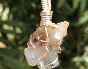 Aquamarine Crystal Pendant