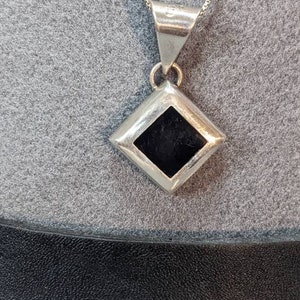 Black Onyx Sterling Silver Necklace