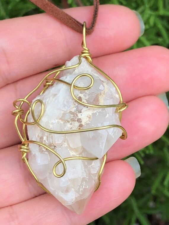 South Carolina Quartz Crystal Pendant - Etsy