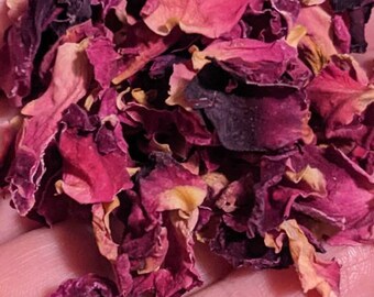 Certyfikowane organiczne płatki czerwonej róży