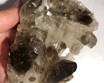 Smokey Quartz Crystal Cluster