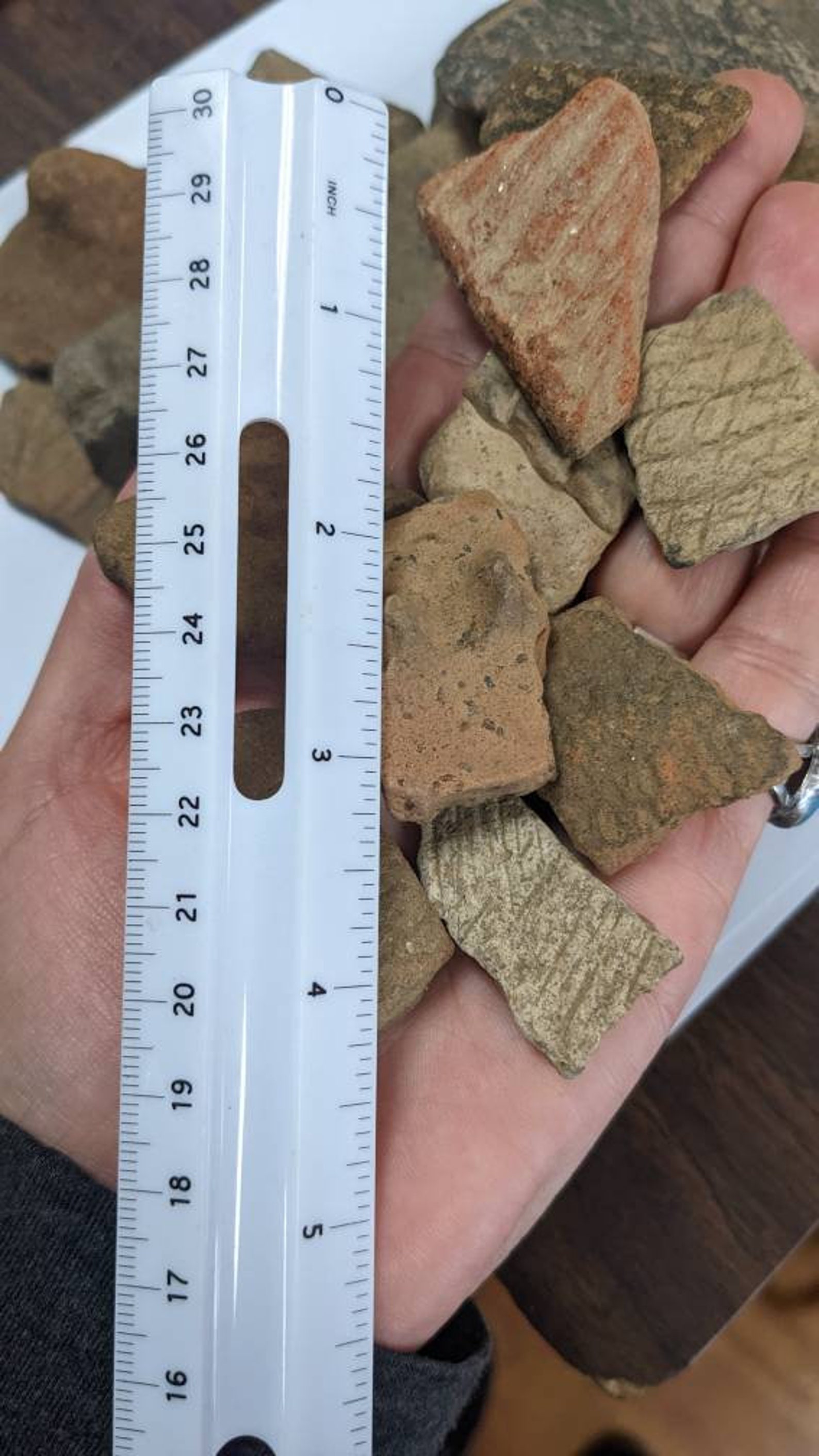 Native American Pottery Shards Alabama Etsy