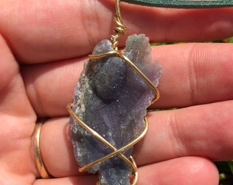 Grape Agate Pendant