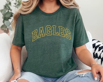 Distressed School Mascot Graphic T-Shirt: Personalized Teacher Spirit Wear