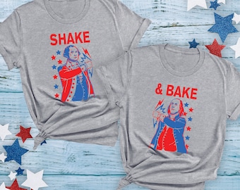Shake & Bake Couples Matching 4th of July Shirts: American Presidents T-Shirt