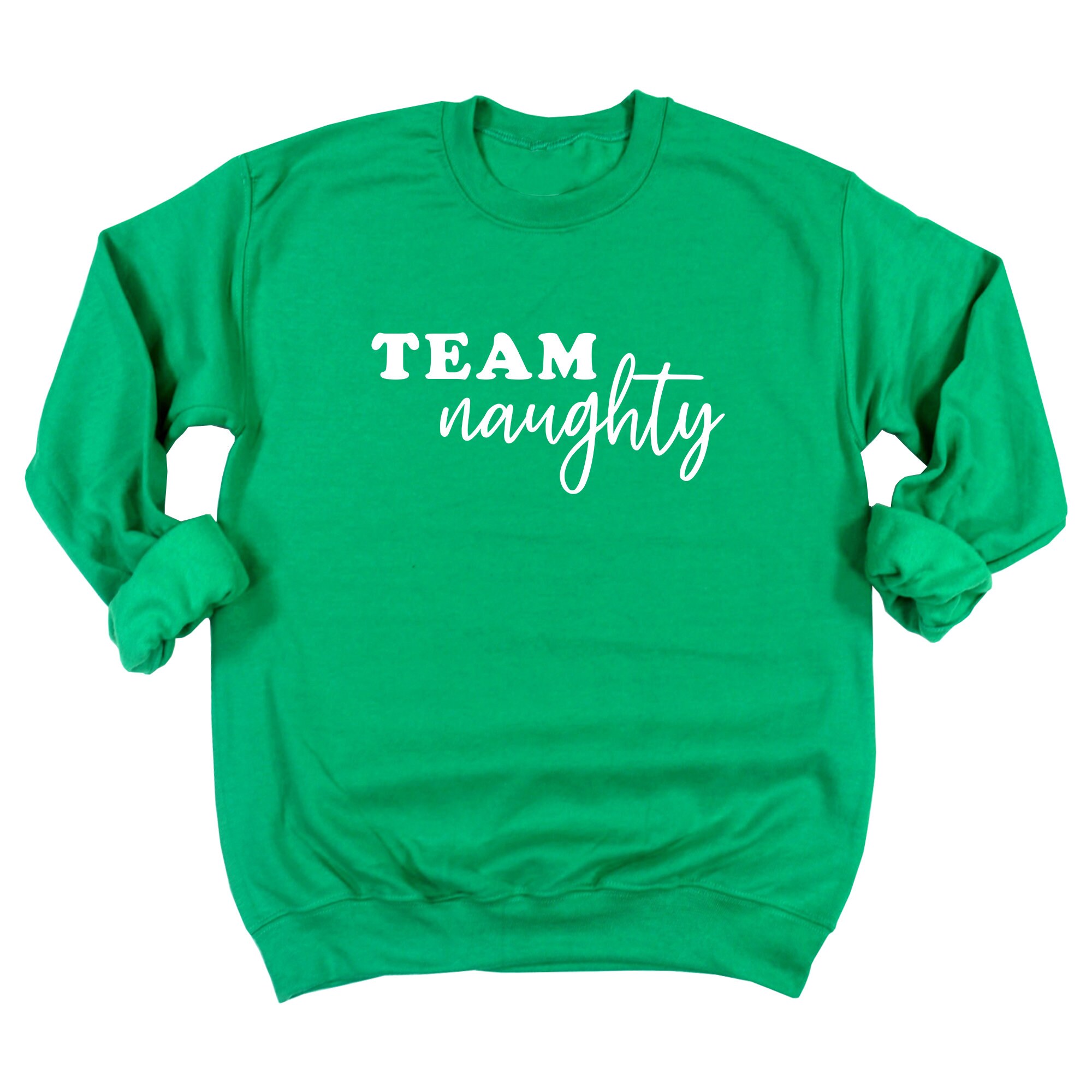 Team Naughty/Team Nice Reversable Sweatshirt