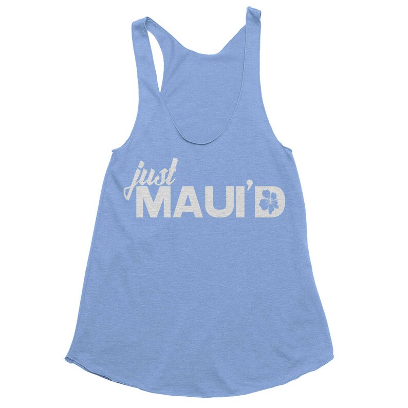 Maui Bride Tank Top Hawaii Honeymoon Shirt Just Maui'd Etsy