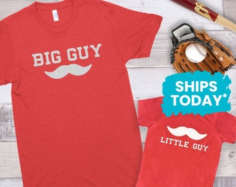 Father Son Matching Shirts, Big Guy Unisex T-Shirt, Little Guy Infant Bodysuit