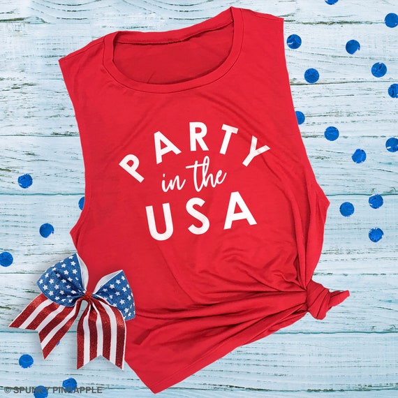 Party in the USA Muscle Tank Cute 