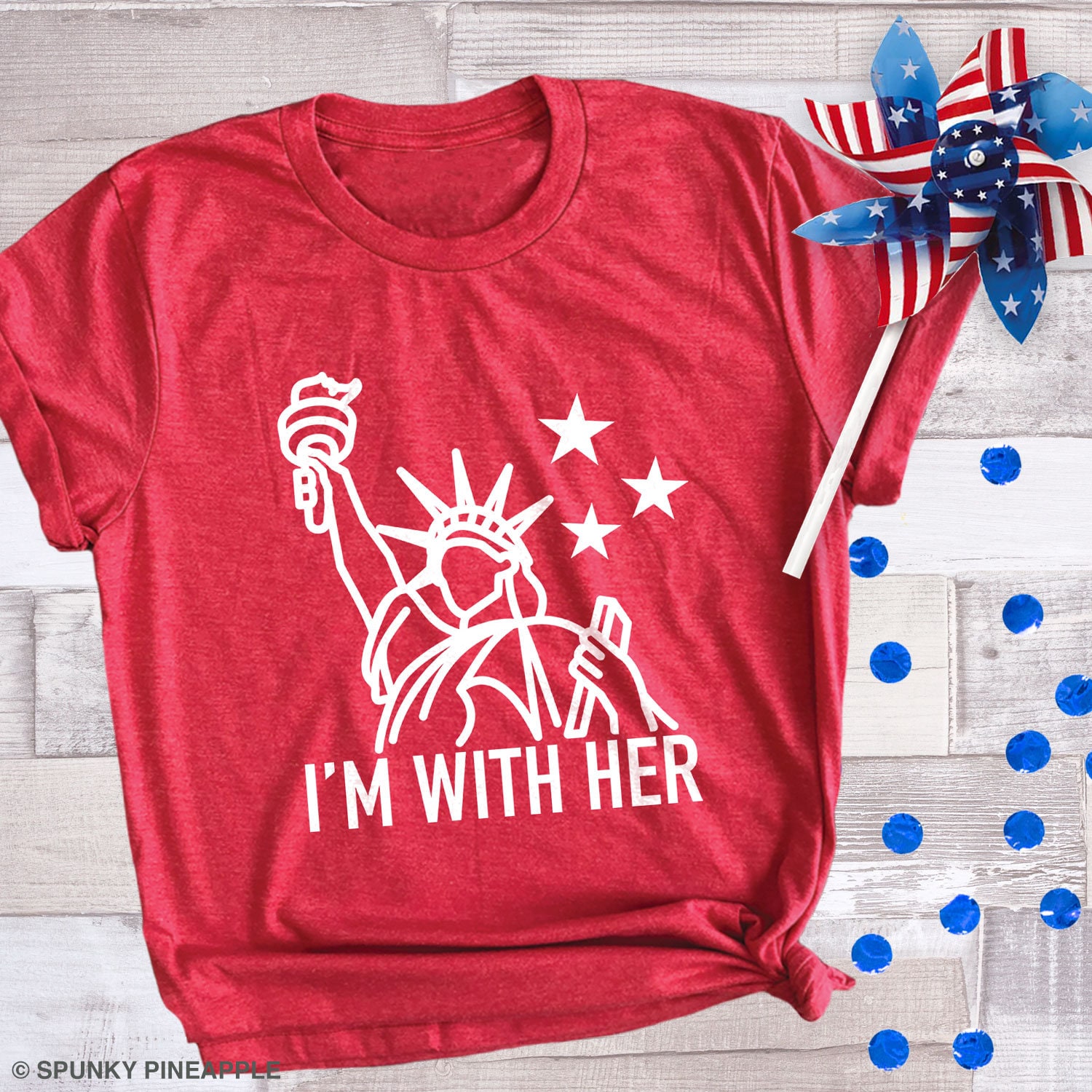 I'm With Her Shirt Statue of Liberty TShirts 4th of Etsy