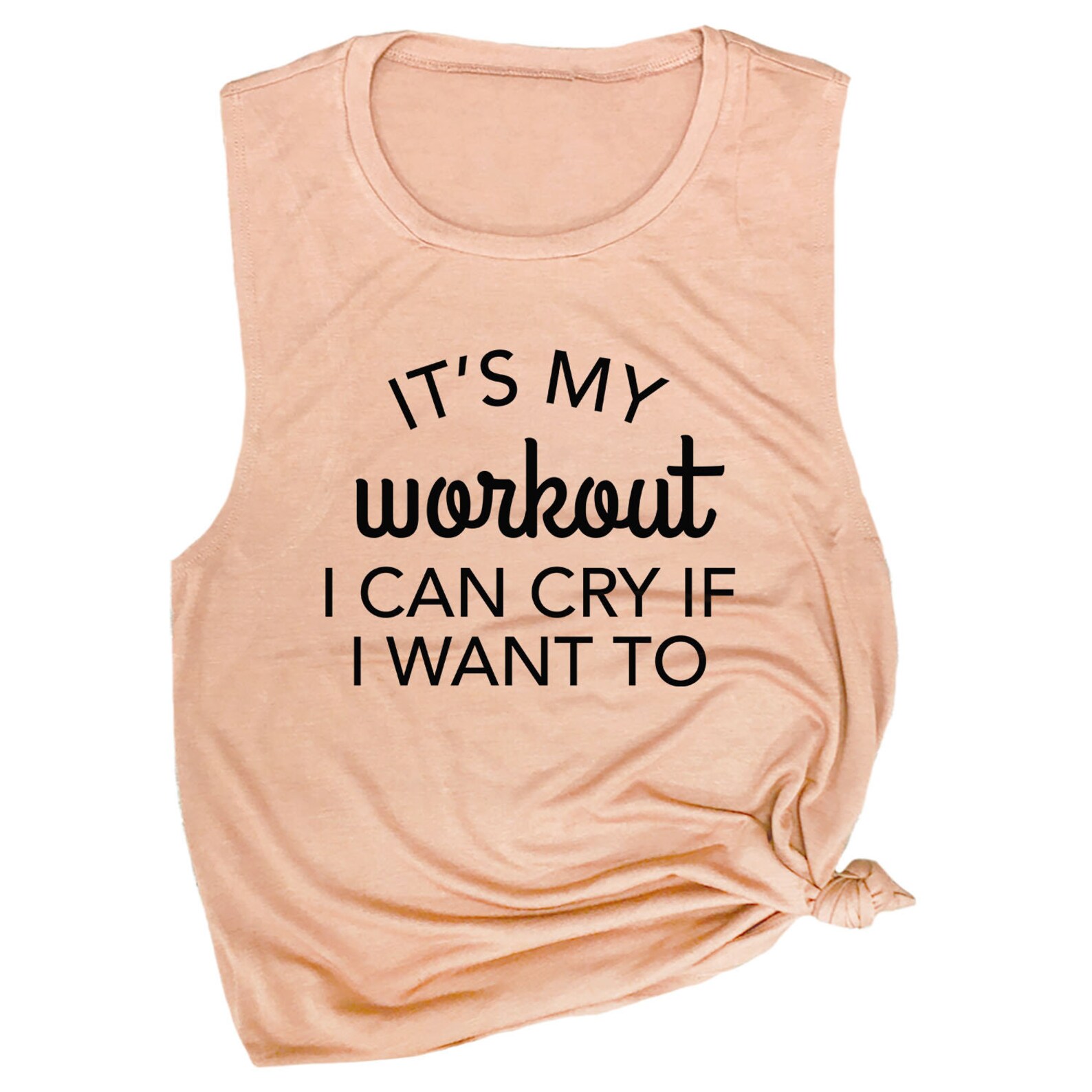 Funny Gym Tanks Women It's My Workout I Can Cry If I Want Etsy