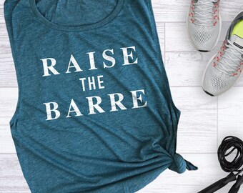 Raise The Barre Muscle Tee: Women's Workout Tank Top