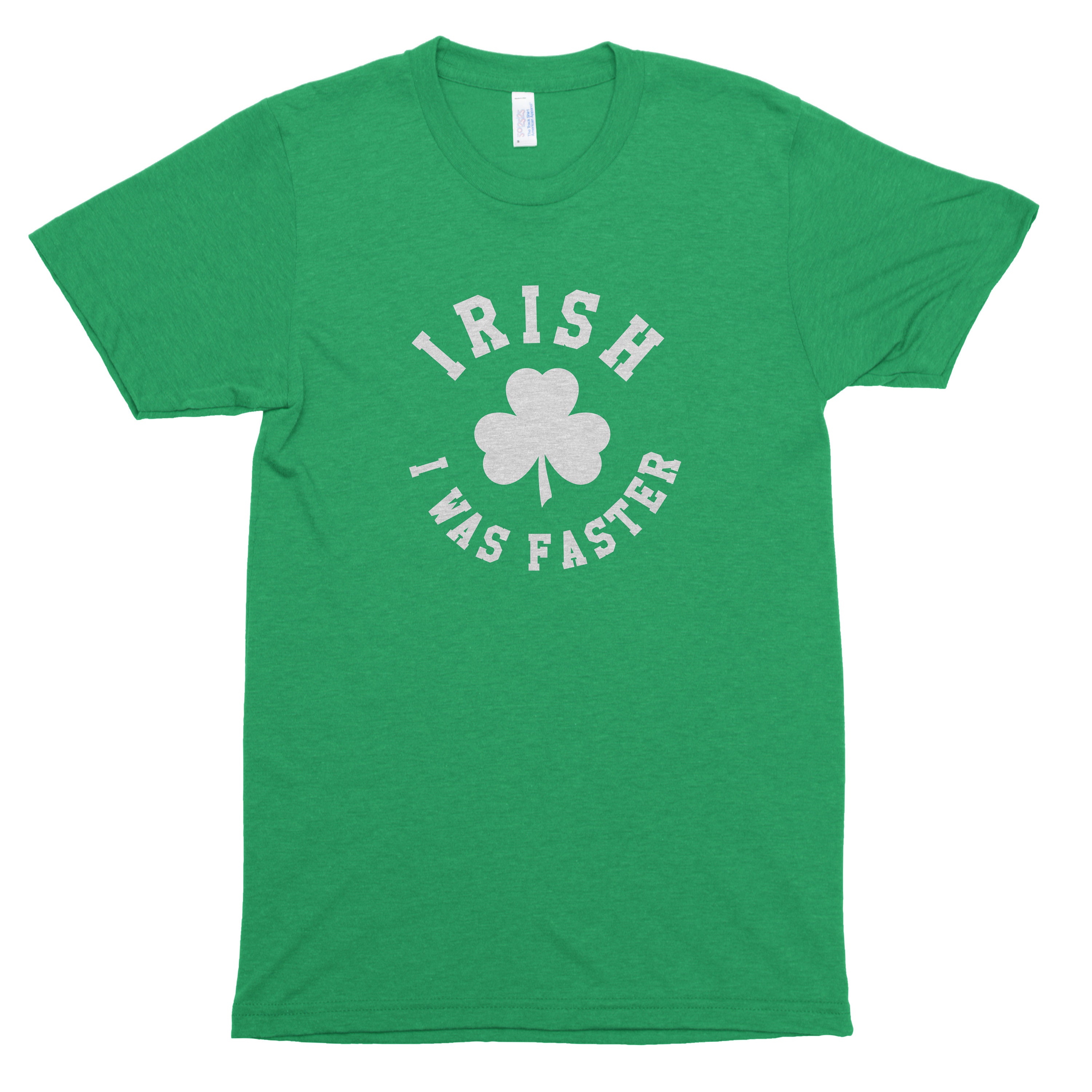 Funny St Patricks Day Running Shirt Irish I Was Faster - Etsy