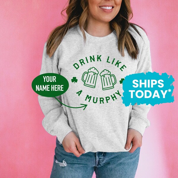 Funny Sayings St Patrick Day Sweatshirt Etsy