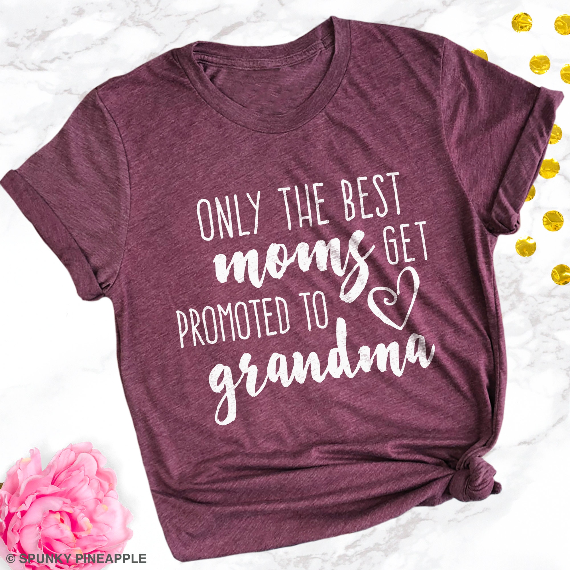 Mothers day gift, Best grandma shirt, Promoted to grandma, Gift for gr –  Up2ournecksinfabric