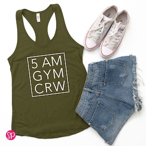 Custom Gym Crew Tank Top: Personalized Workout Apparel