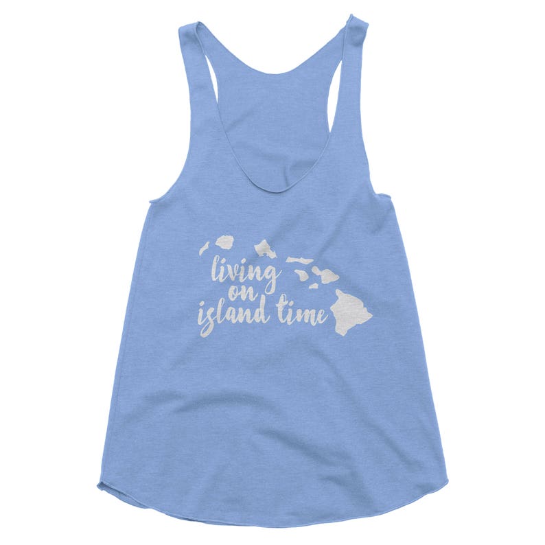 Living on Island Time Women/'s Vacation Tank Top