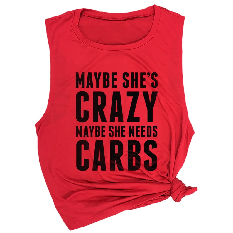 Funny Workout Tanks for Women Maybe She's Crazy Maybe She Etsy