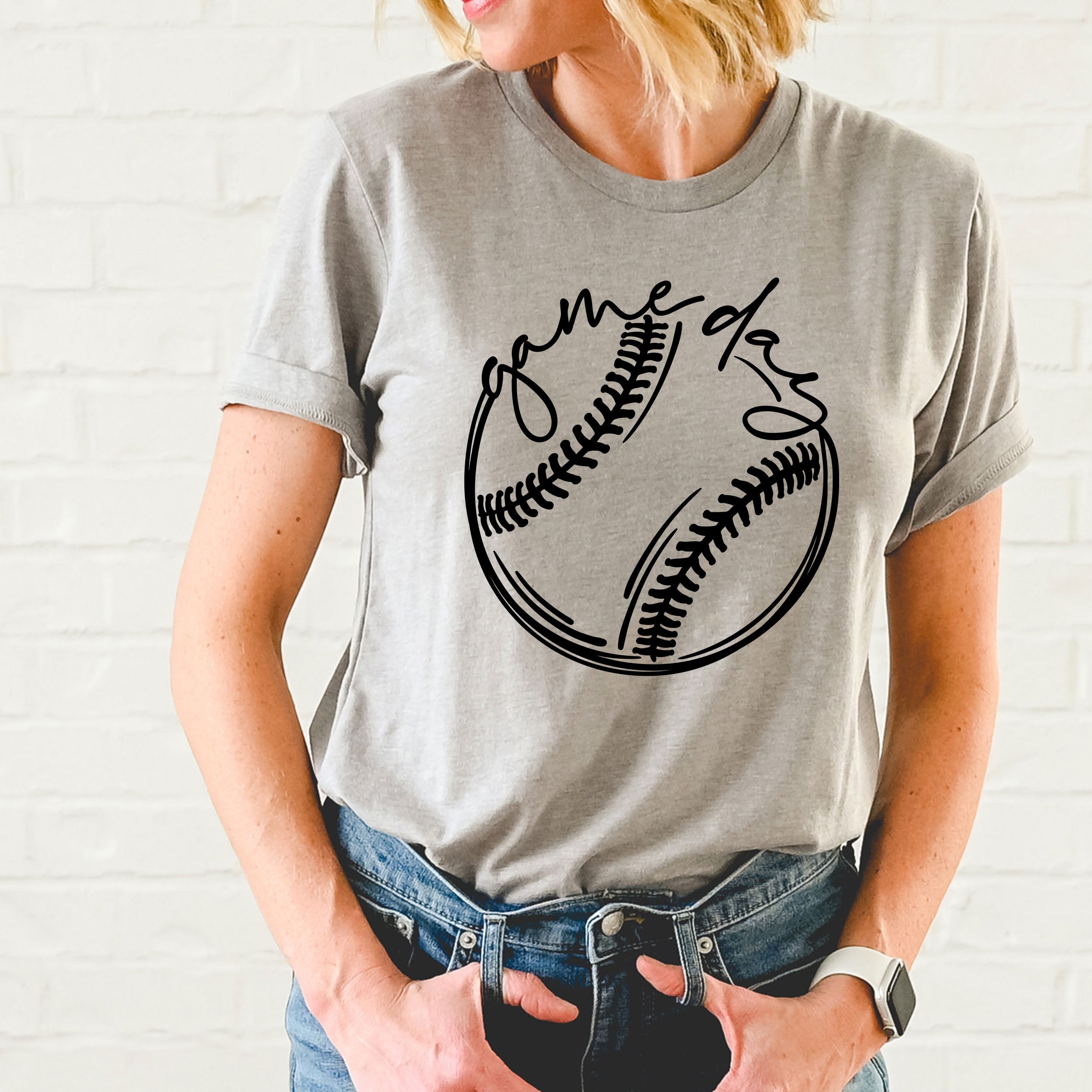 Baseball Mom Shirt Women's Funny Graphic Tee - Casual Short Sleeve Game Day Top